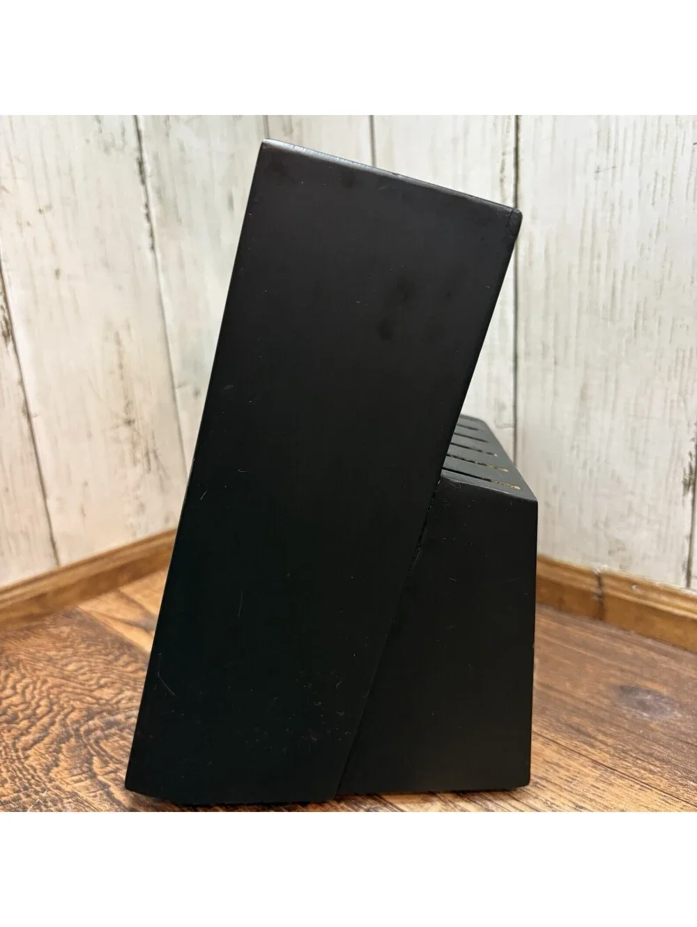Farberware Black Wood Storage Knife Knives Block - 14 Slot BLOCK ONLY